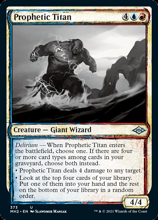 Prophetic Titan (Sketch) [Modern Horizons 2] - Destination Retro
