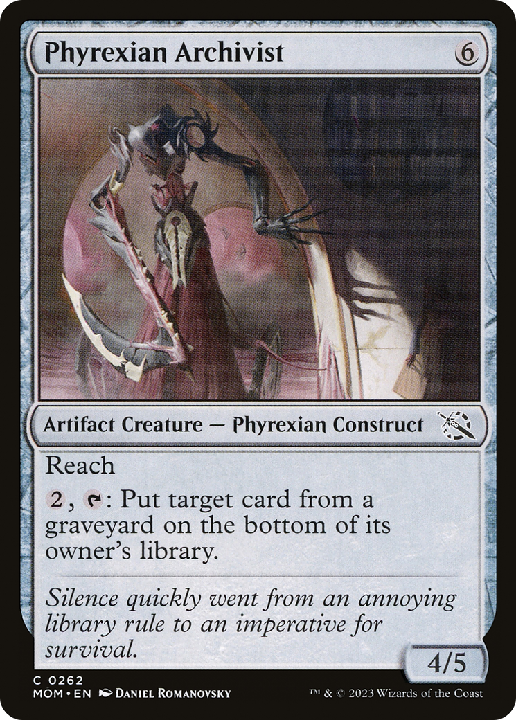 Phyrexian Archivist [March of the Machine] - Destination Retro