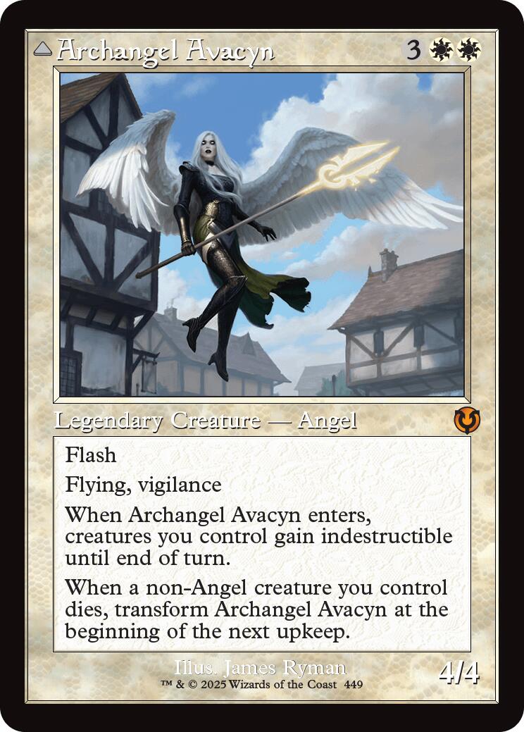 Archangel Avacyn // Avacyn, the Purifier (Retro Frame) [Innistrad Remastered] - Destination Retro