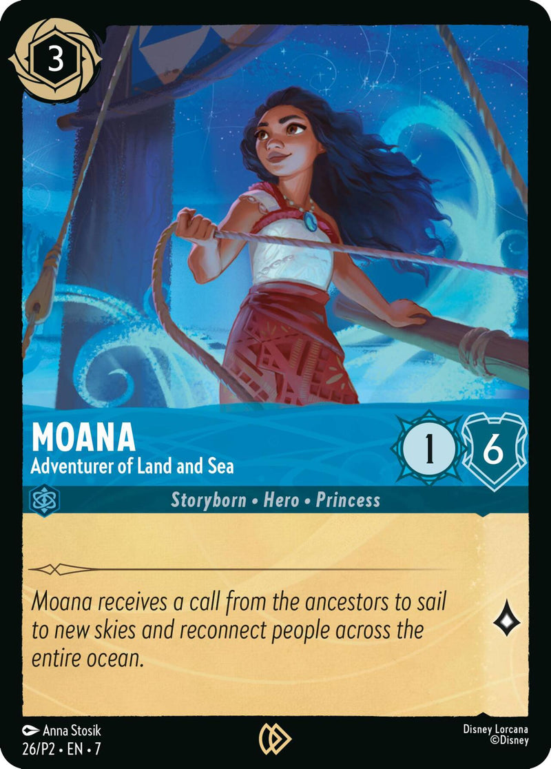 Moana - Adventurer of Land and Sea (26) [Promo Cards] - Destination Retro