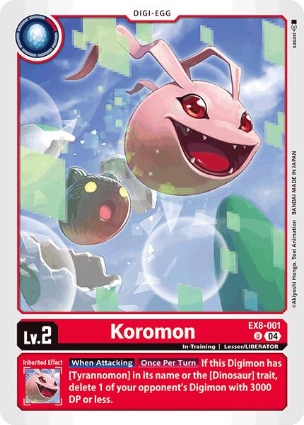 Koromon [EX8-001] [Chain of Liberation] - Destination Retro