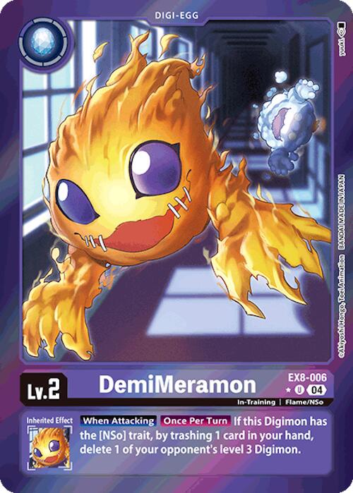 DemiMeramon [EX8-006] (Limited Foil) [Chain of Liberation] - Destination Retro