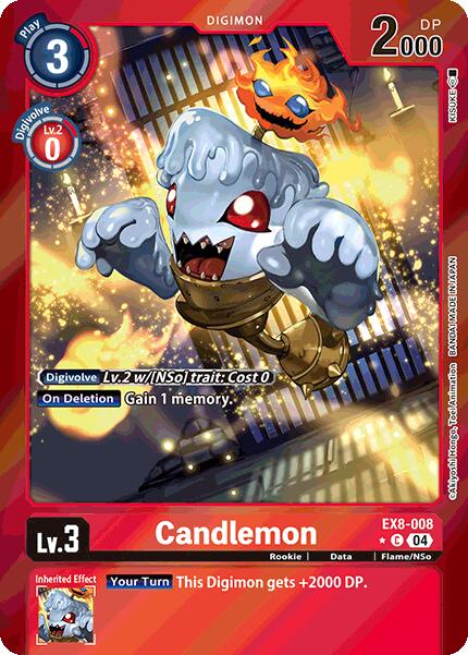 Candlemon [EX8-008] (Limited Foil) [Chain of Liberation] - Destination Retro