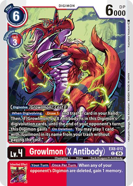Growlmon (X Antibody) [EX8-012] [Chain of Liberation] - Destination Retro