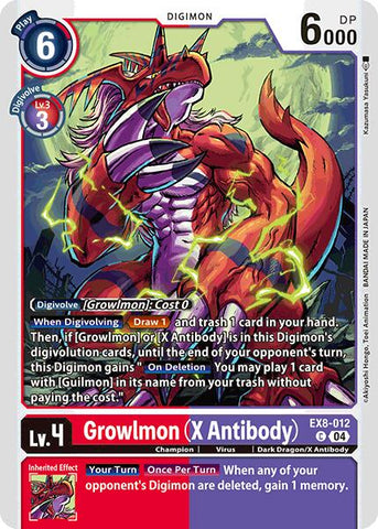 Growlmon (X Antibody) [EX8-012] [Chain of Liberation] - Destination Retro