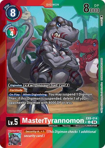 MasterTyrannomon [EX8-014] (Limited Foil) [Chain of Liberation] - Destination Retro