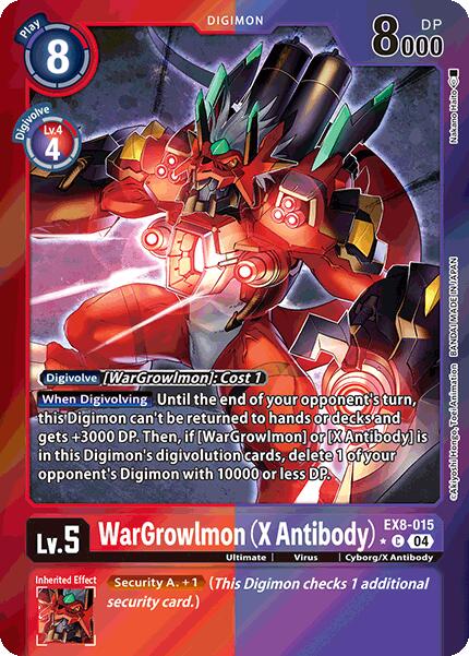 WarGrowlmon [EX8-015] (X Antibody) (Limited Foil) [Chain of Liberation] - Destination Retro