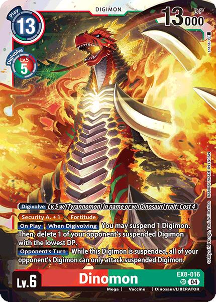 Dinomon [EX8-016] [Chain of Liberation] - Destination Retro
