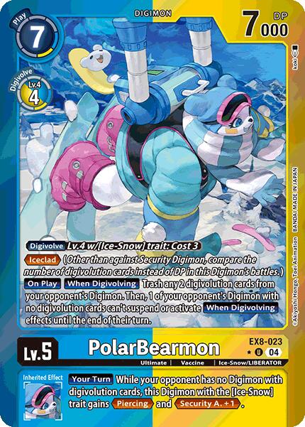 PolarBearmon [EX8-023] (Limited Foil) [Chain of Liberation] - Destination Retro