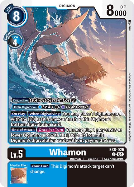 Whamon [EX8-025] [Chain of Liberation] - Destination Retro
