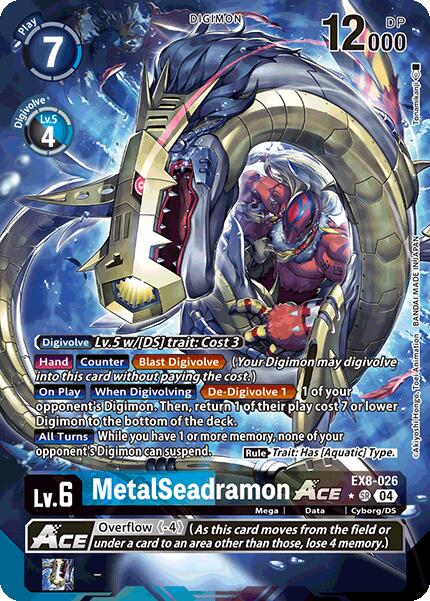 MetalSeadramon ACE [EX8-026] (Alternate Art) [Chain of Liberation] - Destination Retro