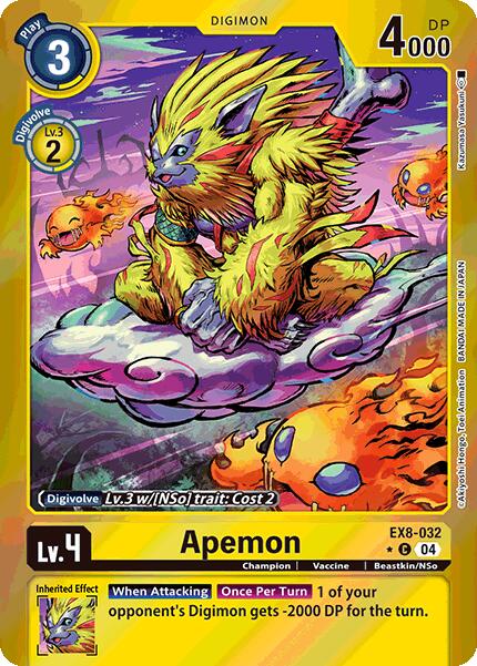 Apemon [EX8-032] (Limited Foil) [Chain of Liberation] - Destination Retro