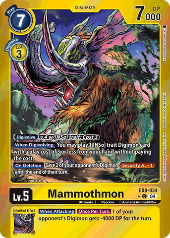 Mammothmon [EX8-034] (Limited Foil) [Chain of Liberation] - Destination Retro