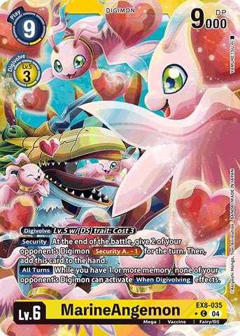 MarineAngemon [EX8-035] (Limited Foil) [Chain of Liberation] - Destination Retro