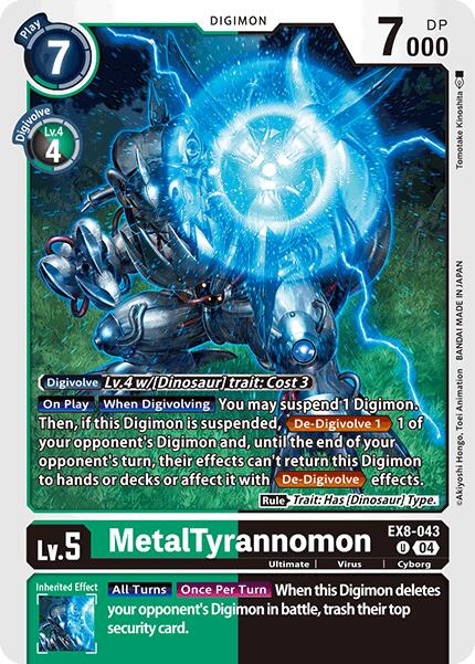 MetalTyrannomon [EX8-043] [Chain of Liberation] - Destination Retro