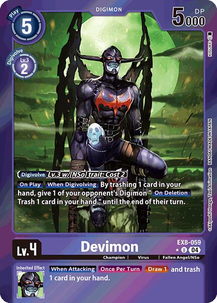 Devimon [EX8-059] (Limited Foil) [Chain of Liberation] - Destination Retro