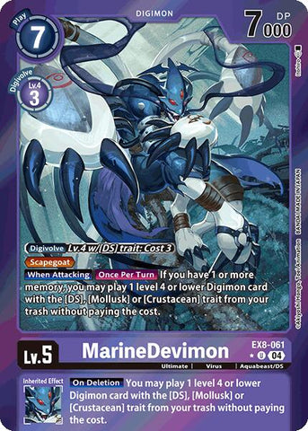 MarineDevimon [EX8-061] (Limited Foil) [Chain of Liberation] - Destination Retro