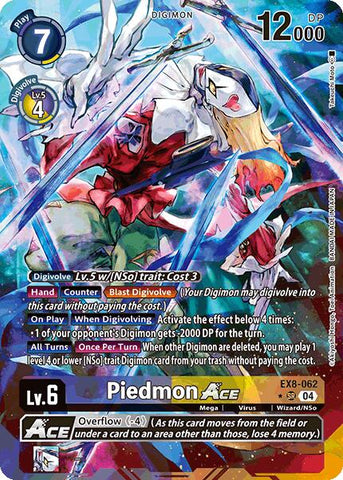 Piedmon ACE [EX8-062] (Alternate Art) [Chain of Liberation] - Destination Retro