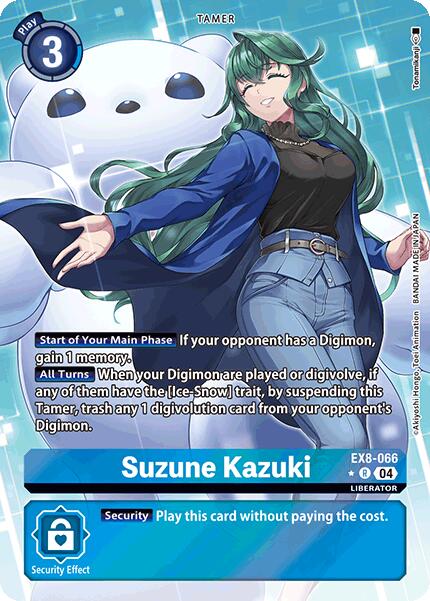 Suzune Kazuki [EX8-066] (Alternate Art) [Chain of Liberation] - Destination Retro