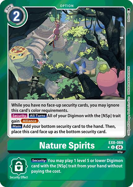 Nature Spirits [EX8-069] (Limited Foil) [Chain of Liberation] - Destination Retro