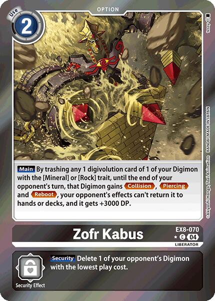 Zofr Kabus [EX8-070] (Limited Foil) [Chain of Liberation] - Destination Retro