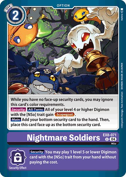 Nightmare Soldiers [EX8-071] [Chain of Liberation] - Destination Retro