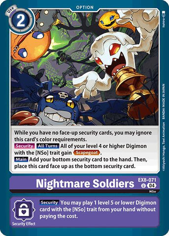 Nightmare Soldiers [EX8-071] [Chain of Liberation] - Destination Retro