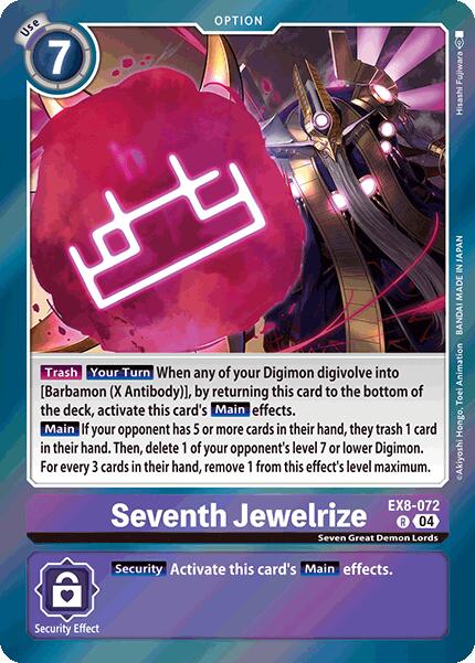 Seventh Jewelrize [EX8-072] [Chain of Liberation] - Destination Retro