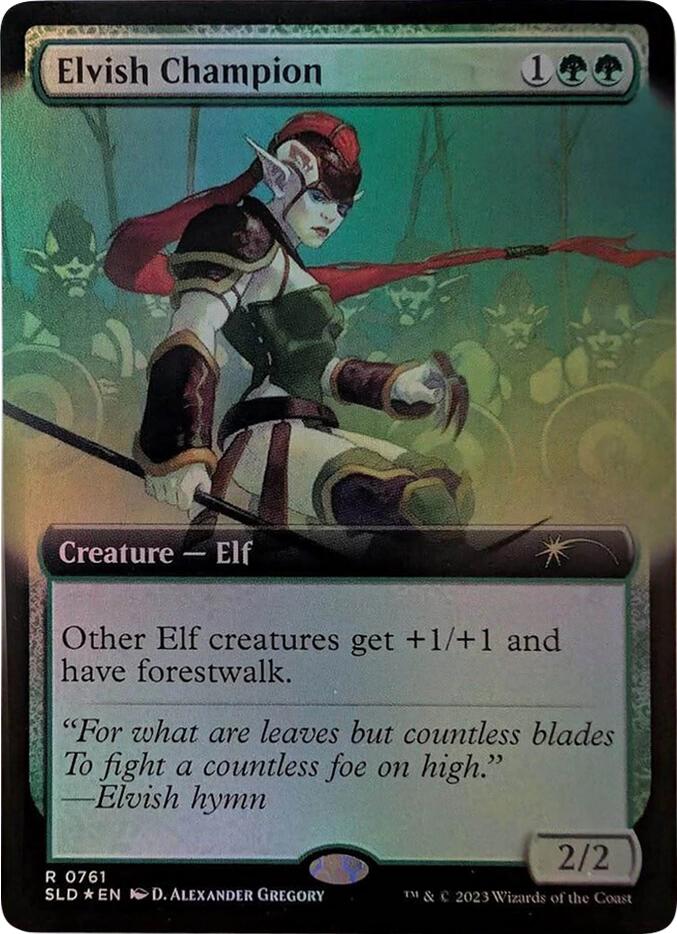 Elvish Champion (Extended Art) [Secret Lair Drop Series] - Destination Retro