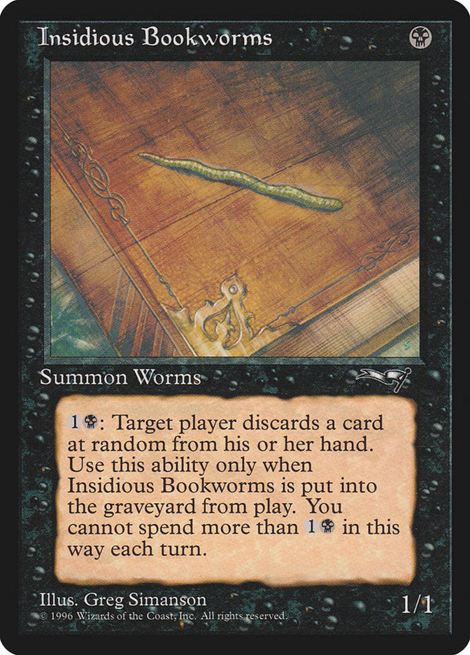 Insidious Bookworms (Single Worm) [Alliances] - Destination Retro