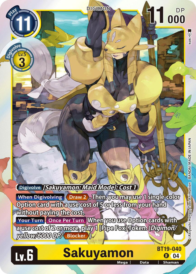Sakuyamon [BT19-040] [Release Special Booster Ver.2.5] - Destination Retro