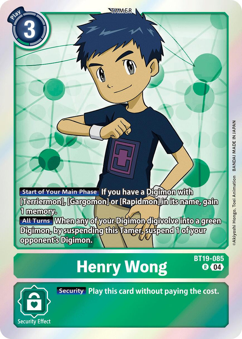 Henry Wong [BT19-085] [Release Special Booster Ver.2.5] - Destination Retro