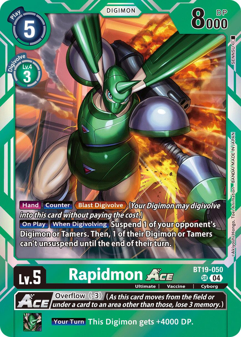 Rapidmon ACE [BT19-050] [Release Special Booster Ver.2.5] - Destination Retro