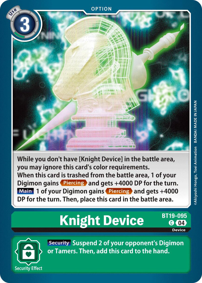Knight Device [BT19-095] [Release Special Booster Ver.2.5] - Destination Retro