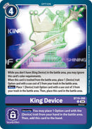 King Device [BT19-098] [Release Special Booster Ver.2.5] - Destination Retro