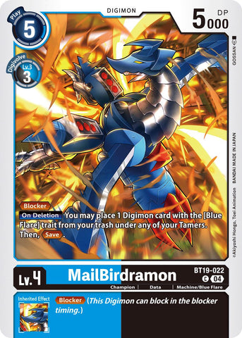 MailBirdramon [BT19-022] [Release Special Booster Ver.2.5] - Destination Retro