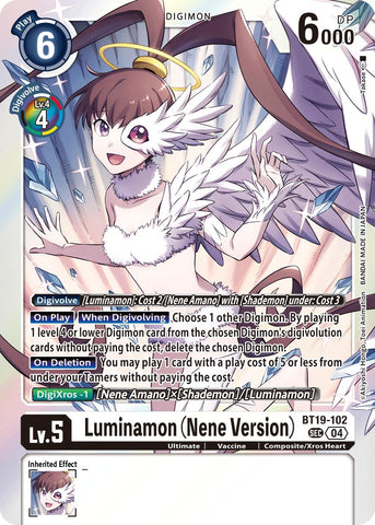 Luminamon [BT19-102] (Nene Version) [Release Special Booster Ver.2.5] - Destination Retro