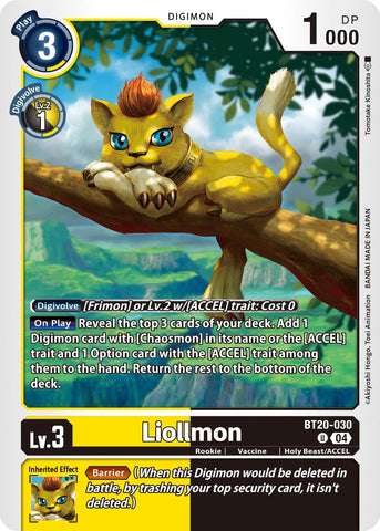 Liollmon [BT20-030] - BT20-030 [Release Special Booster Ver.2.5] - Destination Retro