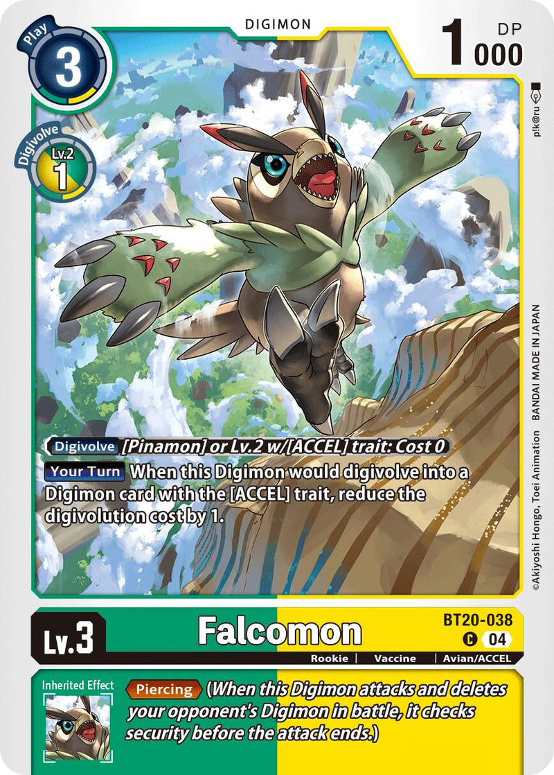 Falcomon [BT20-038] [Release Special Booster Ver.2.5] - Destination Retro
