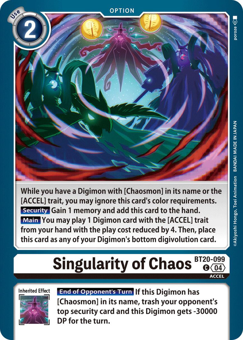 Singularity of Chaos [BT20-099] [Release Special Booster Ver.2.5] - Destination Retro