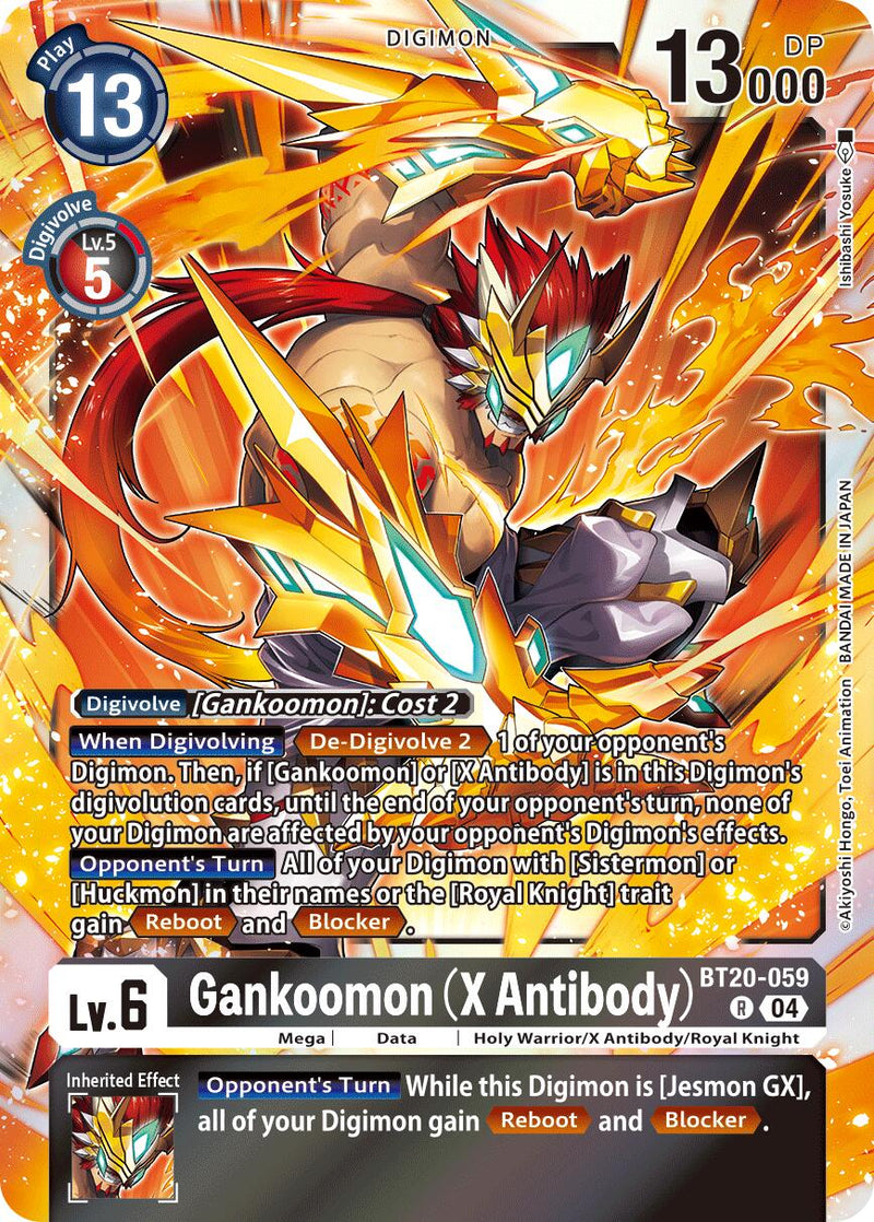 Gankoomon [BT20-059] (X Antibody) [Release Special Booster Ver.2.5] - Destination Retro