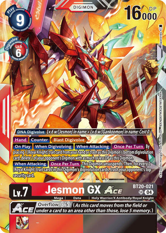 Jesmon GX ACE [BT20-021] [Release Special Booster Ver.2.5] - Destination Retro