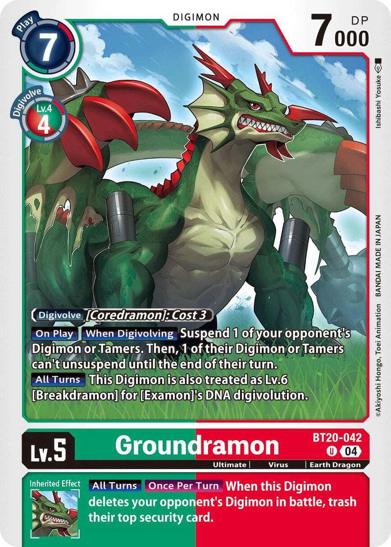 Groundramon [BT20-042] [Release Special Booster Ver.2.5] - Destination Retro