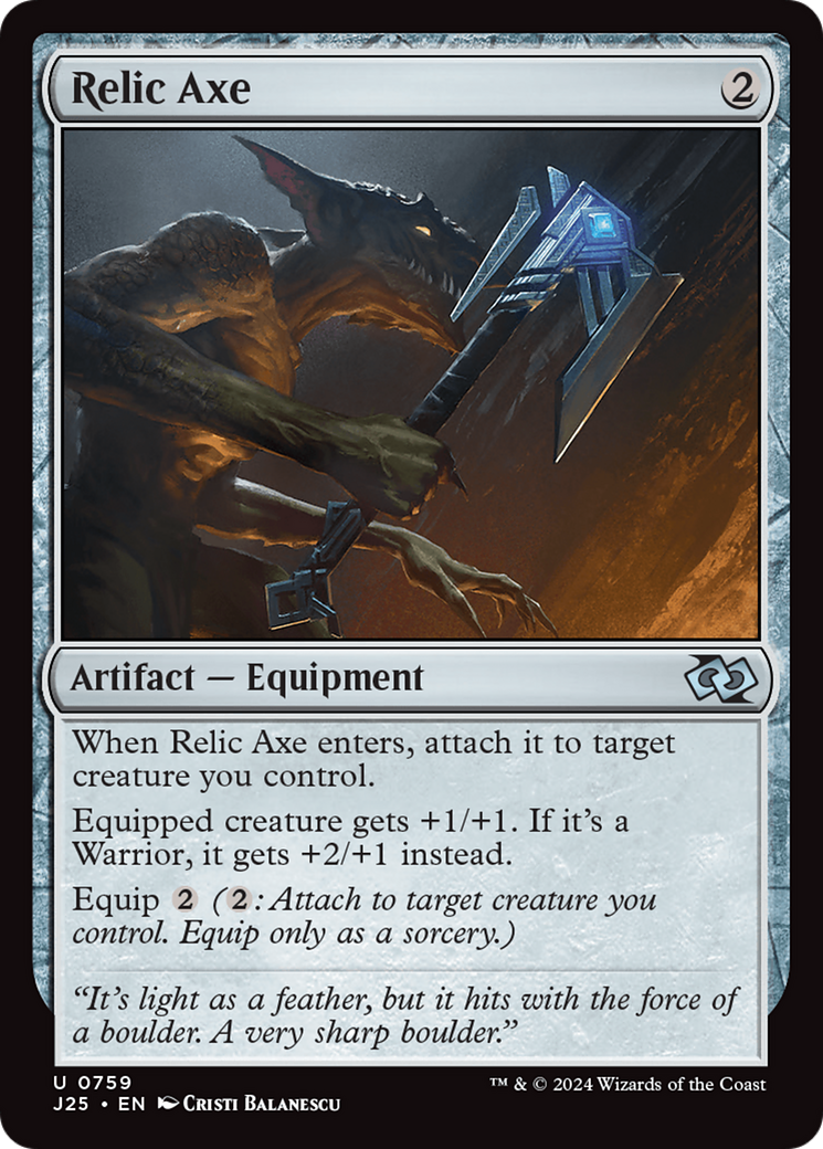 Relic Axe [Foundations Jumpstart] - Destination Retro