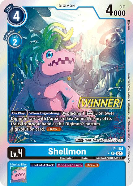 Shellmon [P-164] (Store Tournament 2025 Vo.1 Winner Pack) [Promotional Cards] - Destination Retro