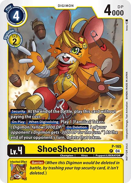 ShoeShoemon [P-165] (Store Tournament 2025 Vo.1 Participation Pack) [Promotional Cards] - Destination Retro