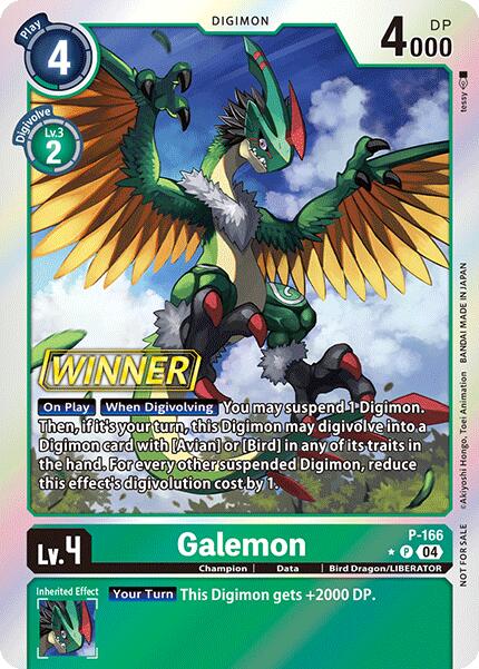 Galemon [P-166] (Store Tournament 2025 Vo.1 Winner Pack) [Promotional Cards] - Destination Retro