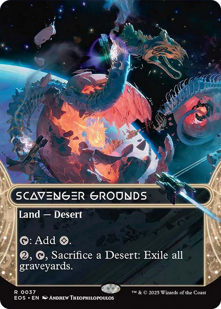 Scavenger Grounds (0037) (Borderless) [Edge of Eternities: Stellar Sights] - Destination Retro
