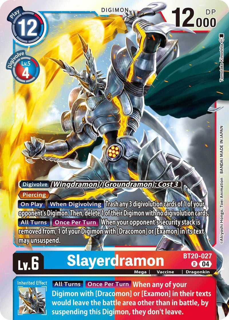 Slayerdramon [BT20-027] [Release Special Booster Ver.2.5] - Destination Retro