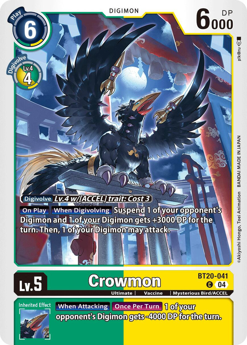 Crowmon [BT20-041] [Release Special Booster Ver.2.5] - Destination Retro